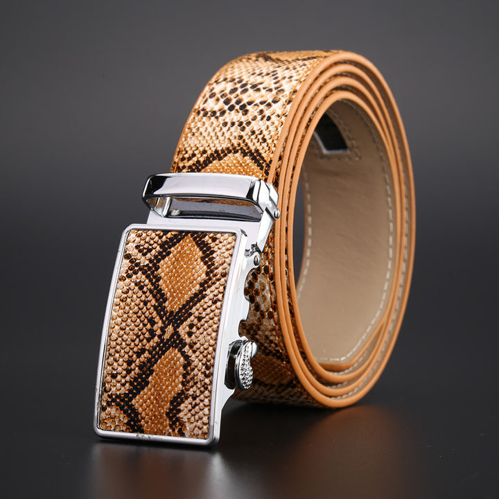 Rattler Genuine Leather Belt