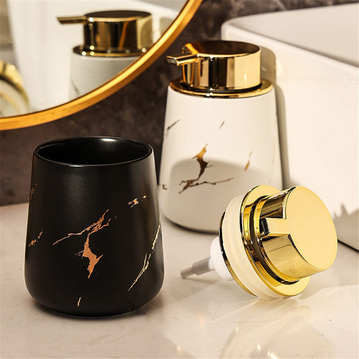 Golden Marble Soap Dispenser